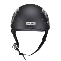 Casque de moto design homologué DOT avec pare-soleil rétractable et visière courte - Normes américaines