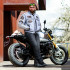 Veste de moto effet cuir pour Hommes design Vintage - 3 coloris - Tailles S à 6XL