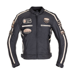 Veste de moto effet cuir pour Hommes design Vintage - 3 coloris - Tailles S à 6XL