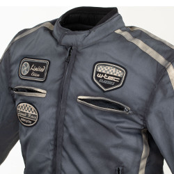 Veste de moto effet cuir pour Hommes design Vintage - 3 coloris - Tailles S à 6XL