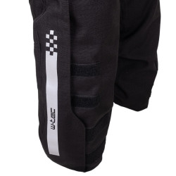 Pantalon de moto pour femmes avec protections certifiées et poches spacieuses - Jambe de pantalon réglable