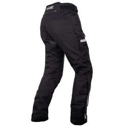 Pantalon de moto pour femmes avec protections certifiées et poches spacieuses - Jambe de pantalon réglable