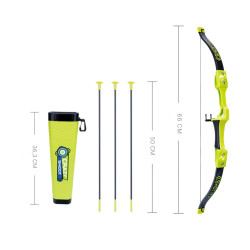 Kit de tir à l'arc pour enfants avec flèches avec embouts à ventouse et carquois - Sports enfants