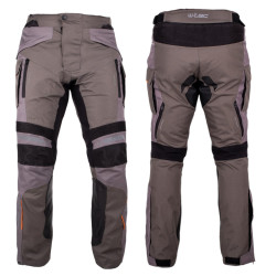 Pantalon de moto coupe-vent avec doublure thermique amovibles et protections certifiés retirables