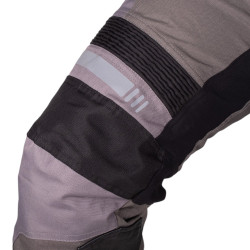 Pantalon de moto coupe-vent avec doublure thermique amovibles et protections certifiés retirables