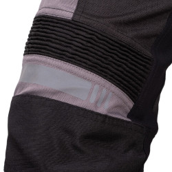 Pantalon de moto pour femmes avec protections CE et panneaux élastiques - Sécurité et confort