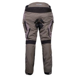 Pantalon de moto pour femmes avec protections CE et panneaux élastiques - Sécurité et confort
