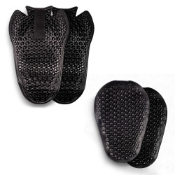 Legging de moto pour femmes taille haute avec coupe ajustée et empiècement élastique aux genoux