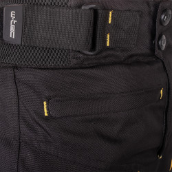 Pantalon de moto d'été pour hommes avec trous d'aération et protections certifiées amovibles