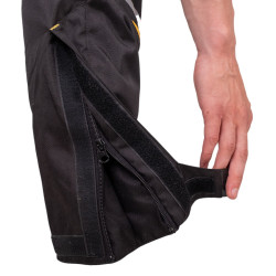 Pantalon de moto d'été pour hommes avec trous d'aération et protections certifiées amovibles