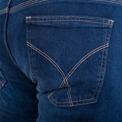 Jean de moto pour hommes avec empiècements extensibles et protections CE amovibles pour les genoux - Coloris multiples