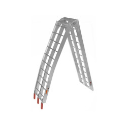 Rampe de chargement pour moto large - Capacité de pliage et conception en aluminium