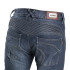 Jean de moto pour hommes avec tissu renforcé en aramide et protections certifiées pour les hanches et les genoux