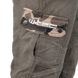 Pantalon de moto extensible avec protections CE pour genoux et hanches - Résistant aux chocs et à l'abrasion