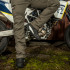 Pantalon de moto extensible avec protections CE pour genoux et hanches - Résistant aux chocs et à l'abrasion