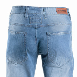 Jean de moto pour hommes taille haute avec poches - Renfort en aramide