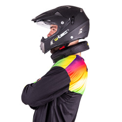 Protège-cou moto pour enfants avec housse amovible et lavable - Protection moto