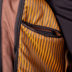 Veste de moto en cuir pour femmes avec protections CE et sangle d'ajustement