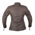 Veste de moto en cuir pour femmes avec protections CE et sangle d'ajustement