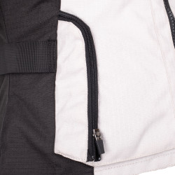 Veste de moto ajustable pour femmes avec protections CE et doublure thermique et climatique - Système de ventilation réglable