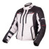 Veste de moto ajustable pour femmes avec protections CE et doublure thermique et climatique - Système de ventilation réglable