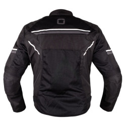 Veste de moto pour hommes avec membrane imperméable et coupe-vent - Doublure respirante
