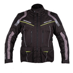 Veste de moto pour hommes ajustable et sécuritaire - Tailles S à 6XL
