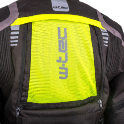 Veste de moto pour femmes avec doublure et protections amovibles des coudes et épaules - Trous d'aération