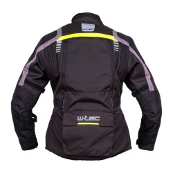 Veste de moto pour femmes avec doublure et protections amovibles des coudes et épaules - Trous d'aération
