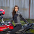 Veste de moto femme respirante et légère avec protections ce et système de ventilation - Veste d'été