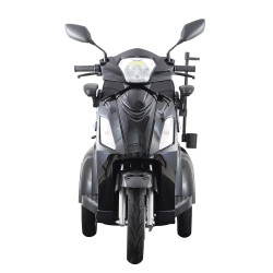 Scooter électrique à trois roues avec remorque - 3 modes de vitesse jusqu'à 25 km/h - Portée max de 45 km