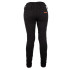 Legging de moto pour femmes avec doublure en aramide résistant et protections certifiées et amovibles des hanches et genoux