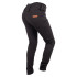 Legging de moto pour femmes avec doublure en aramide résistant et protections certifiées et amovibles des hanches et genoux