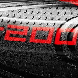 Trottinette électrique GACRUX rouge et noir pliante avec siège