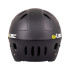 Casque de descente pour le BMX et le freeride avec mentonnière rembourré et bouches d'aération - Casque de descente avec visière