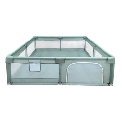 Parc pour bébé en tissu 180 x 200 x 60 cm - Piscine à balles pour enfants de 6 à 36 mois