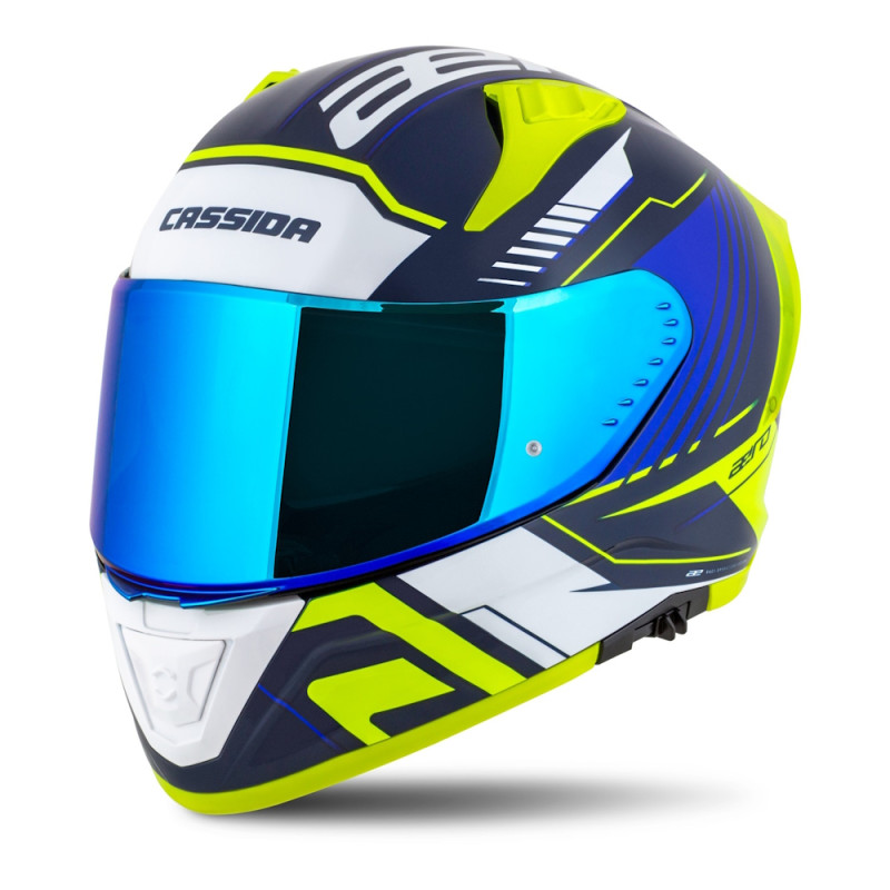 Casque de moto design aérodynamique