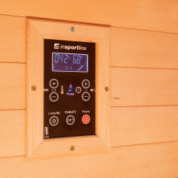 Cabine de sauna infrarouge pour 1 personne avec ioniseur d'oxygène et 7 modes de lumières - Usage domestique