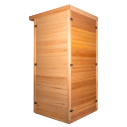 Cabine de sauna infrarouge pour 1 personne avec ioniseur d'oxygène et 7 modes de lumières - Usage domestique