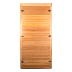 Cabine de sauna infrarouge pour 1 personne avec ioniseur d'oxygène et 7 modes de lumières - Usage domestique
