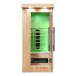 Cabine de sauna infrarouge pour 1 personne avec ioniseur d'oxygène et 7 modes de lumières - Usage domestique
