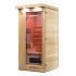 Cabine de sauna infrarouge pour 1 personne avec ioniseur d'oxygène et 7 modes de lumières - Usage domestique