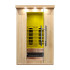 Sauna infrarouge en bois pour 2 personnes avec 7 modes de luminothérapie et ioniseur d'air - Utilisation en intérieur