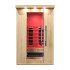 Sauna infrarouge en bois pour 2 personnes avec 7 modes de luminothérapie et ioniseur d'air - Utilisation en intérieur