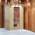 Sauna infrarouge en bois pour 2 personnes avec 7 modes de luminothérapie et ioniseur d'air - Utilisation en intérieur
