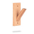 Porte-manteau en bois pour sauna