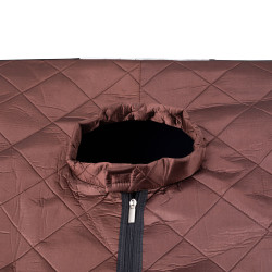 Sauna infrarouge portable pour usage à domicile avec coussin chauffant pour les pieds et chaise - Bien-être et détente