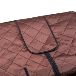 Sauna infrarouge portable pour usage à domicile avec coussin chauffant pour les pieds et chaise - Bien-être et détente