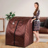Sauna infrarouge portable pour usage à domicile avec coussin chauffant pour les pieds et chaise - Bien-être et détente