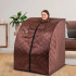 Sauna infrarouge portable pour usage à domicile avec coussin chauffant pour les pieds et chaise - Bien-être et détente